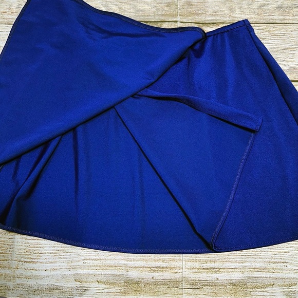 Lands' End Blue Mini A-Line Sarong Cover Up Size S - Picture 6 of 8